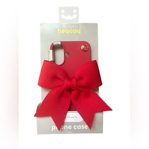 Heyday Adorable Red Bow Phone Case for iPhone 16